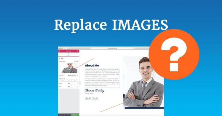 Jak nahradit fotky na vaší webové stránce