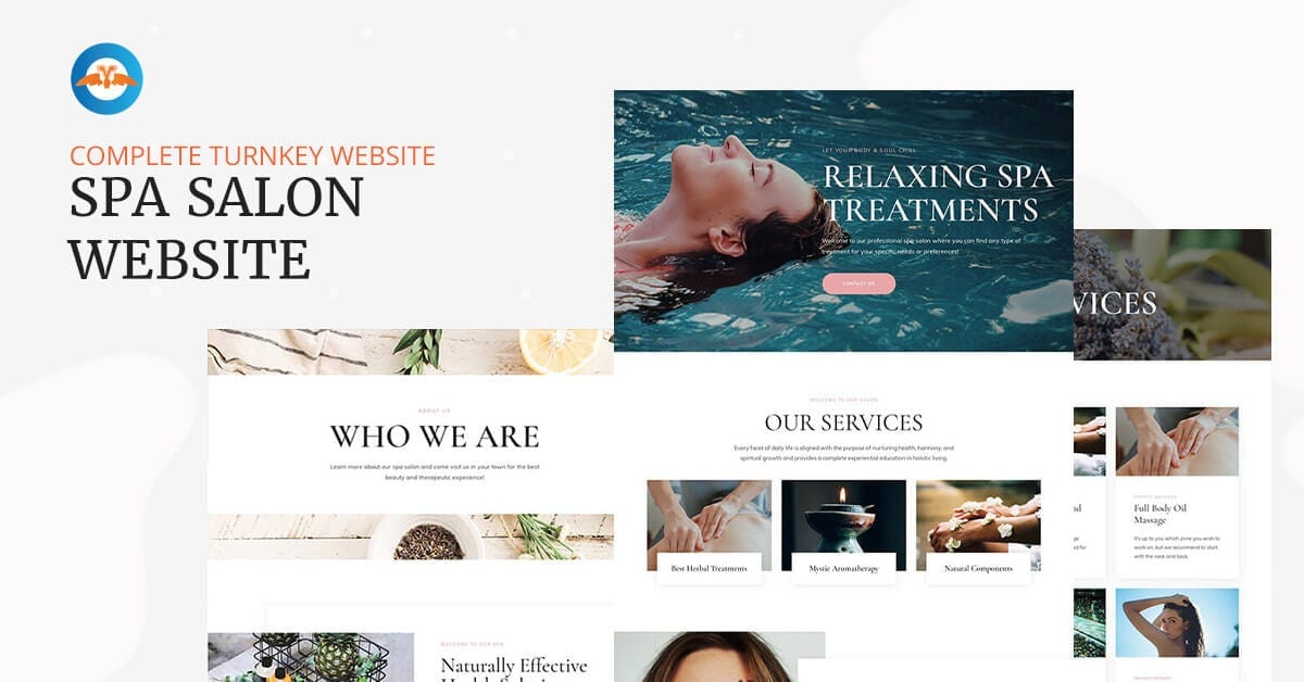 Spa salon beauty website - featured image