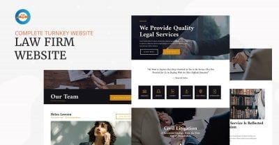 Law firm business website