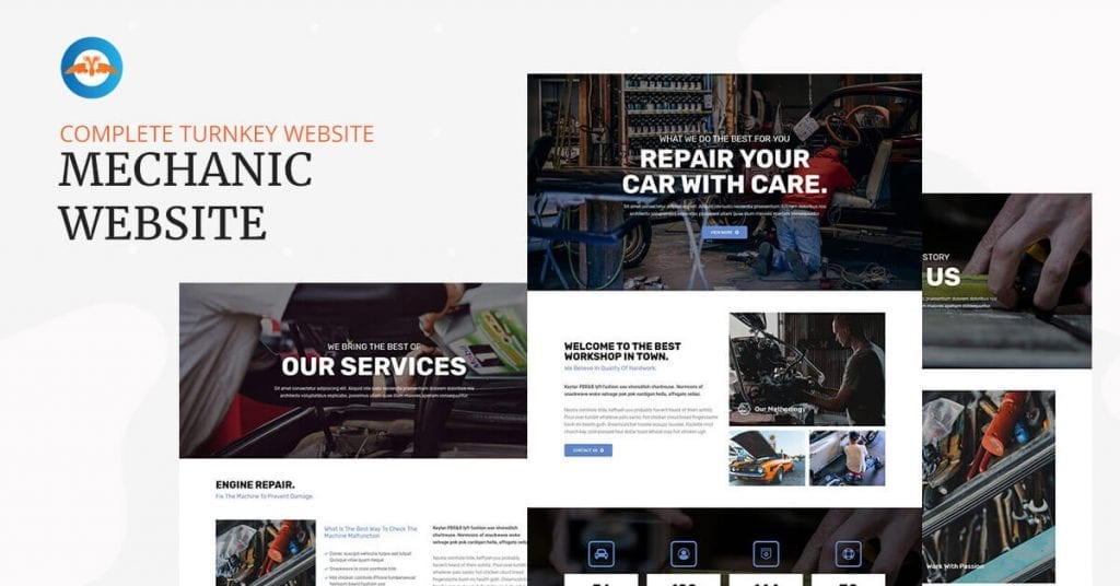 Mechanic / Car repair shop website