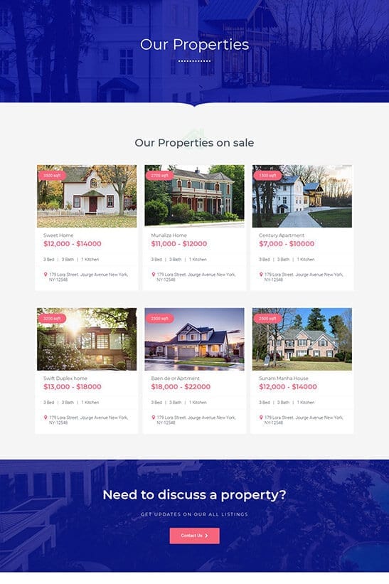 Property listing archive