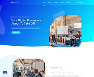 Agency web design business website