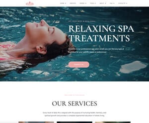 Spa - Beauty business website