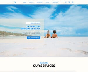 Travel Agency business website